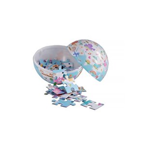 Gürbüz Unicorn Adventure Küre 15 Cm Ve 54 Parça Puzzle