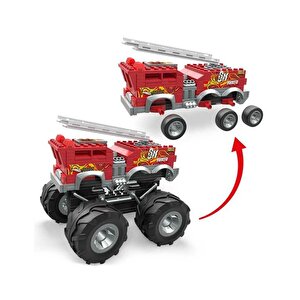 Hot Wheels Mega 5 Alarm Monster Truck İtfaiye Aracı Hhd19