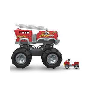 Hot Wheels Mega 5 Alarm Monster Truck İtfaiye Aracı Hhd19