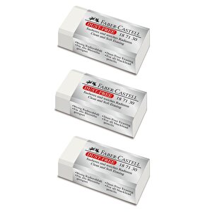 Dust Free Küçük Silgi Beyaz 3 Lü 187130