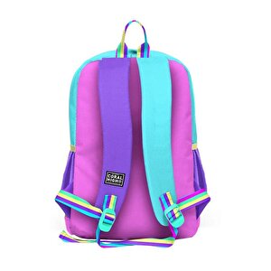 Kids Pembe Pastel Renkli Okul Sırt Çantası 23759