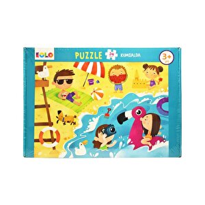 Kumsalda Puzzle 24 Parça Eolo