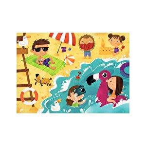 Kumsalda Puzzle 24 Parça Eolo