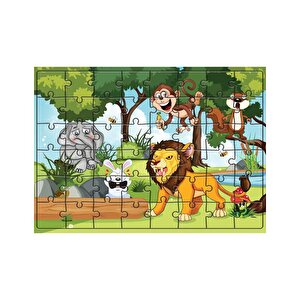 Hayvanlar Ve Duygular Puzzle 48 Parça