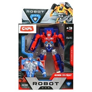 Robota Dönüşebilen Araba Mavi Seri 3