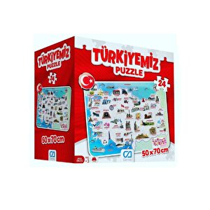 Türkiye’miz Çocuk Puzzle 24 Parça