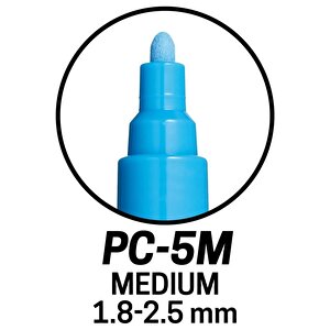 5m Boyama Markörü Koyu Renkler 8'li Set