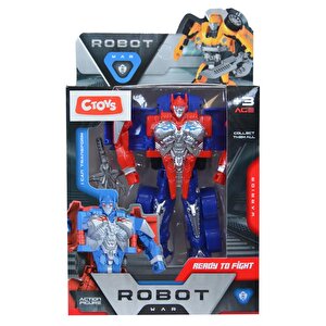 Robota Dönüşebilen Araba Mavi Seri 1
