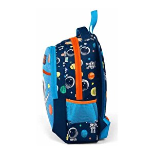 Okul Sırt Çantası Lacivert Mavi Astronot Desenli 23486