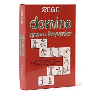 Sporcu Hayvanlar Domino Kartları Rege