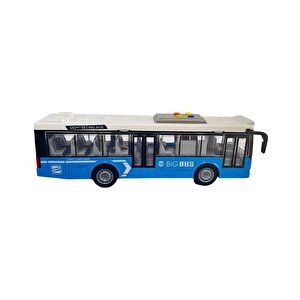 Ctoys Ses Ve Işıklı Oyuncak Şehir Otobüsü A1119-13 Mavi