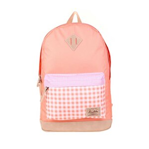 Wichlight Sırt Çantası Plaid Somon K1644