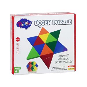 Playwood Ahşap Üçgen Puzzle Ony-395
