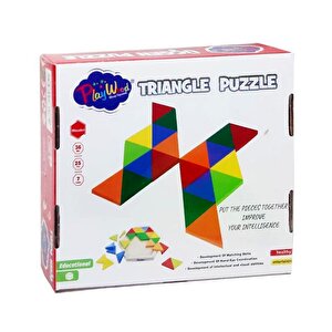 Playwood Ahşap Üçgen Puzzle Ony-395
