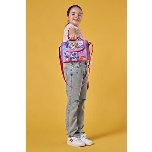 Coral High Pembe Mor Milkshake Dondurma Desenli Thermo Beslenme Çantası 11749