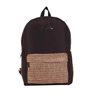 Wicker Sırt Çantası Siyah K1716