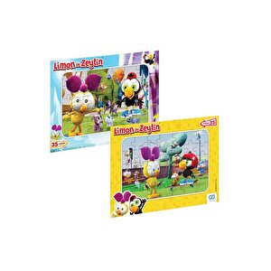 Limon İle Zeytin 35 Parça Frame Puzzle 2li Set