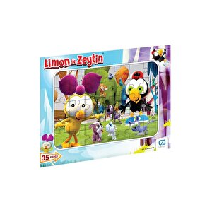 Limon İle Zeytin 35 Parça Frame Puzzle 2li Set