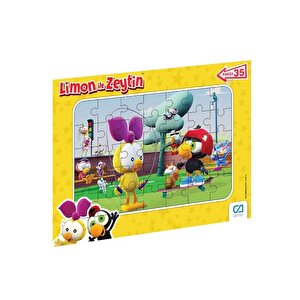 Limon İle Zeytin 35 Parça Frame Puzzle 2li Set