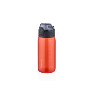 450ml Yeni Koleksiyon Mini Boy Şeffaf Gövdeli Rahat Içim Tritan Su Matarası Kırmızı