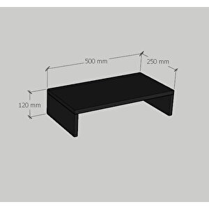 Marry50 Siyah Monitör Yükseltici Laptop Standı