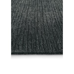 Cool Halı Rossa 02 Antrasit Yıkanabilir Mutfak Halısı Yumuşak Tuşeli Kaymaz Tabanlı Şönil Halı Kilim