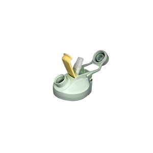 970ml Pipetli/pipetsiz İki Ağızlı Tritan Su Matarası Yeşil