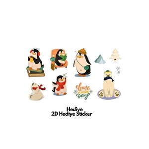 800ml Askılı Pipetli Tritan Su Matarası Hayvanlı Sticker Hediyeli Lacivert
