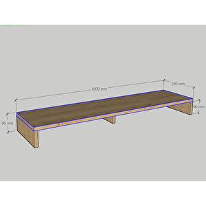 Carry Monitör Yükseltici Soundbar Stand