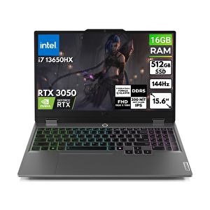 Loq 15irx9 Intel Core I7-13650hx 16 Gb 512 Gb Ssd Rtx 3050 15.6" Fhd Freedos Taşınabilir Bilgisayar 83dv00g5tr Bt57