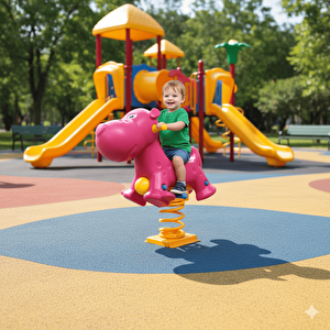 Çocuk Oyun Elemanı, Yaylı Oyuncak, Köpek Zıpıp