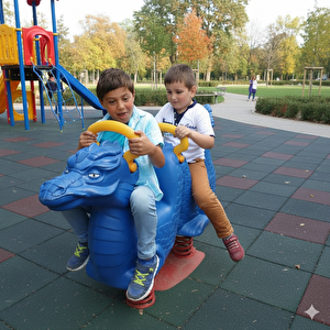 Çocuk Oyun Elemanı, Yaylı Oyuncak, Ejderha Zıpzıp