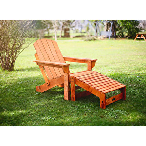 Adirondack Ayak Uzatma Standı Fındık