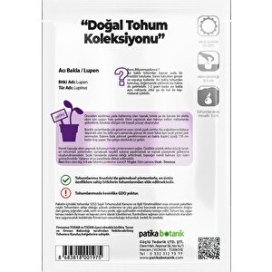 50 Adet Lupen/acı Bakla Tohumu