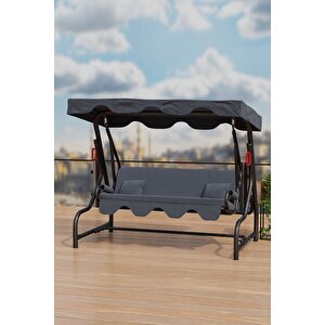 Dubai 3 Kişilik Bahçe Salıncağı Balkon Teras Salıncak 200 Cm