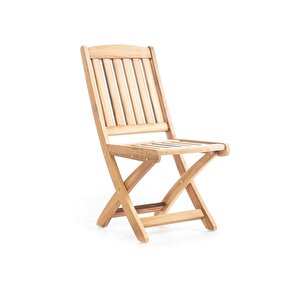 Samba İroko Katlanabilir Kolsuz Sandalye