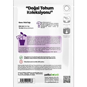 5 Adet Kene Çiçeği (ricinus Communis) Çiçek Tohumu