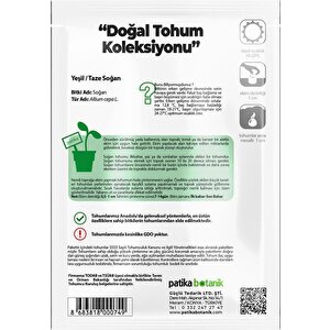 500 Adet Yeşil Soğan Tohumu