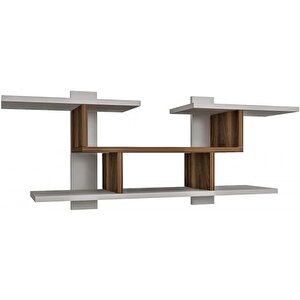 Wood Duvar Rafı Cevi̇z