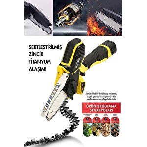 18v Çift Akülü Bıçkı Testere Dal Budama Makinesi