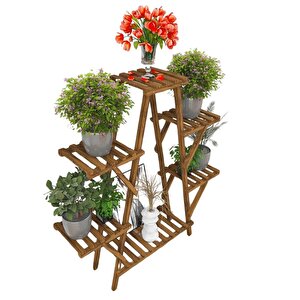 Ahşap Çiçeklik Standı , Saksılık