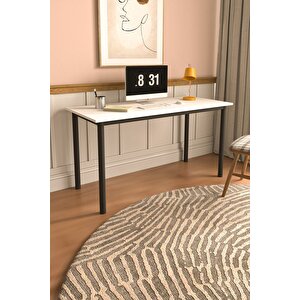 Viva Çalışma Masası Bilgisayar Masası Ofis Masası 110x55 Beyaz