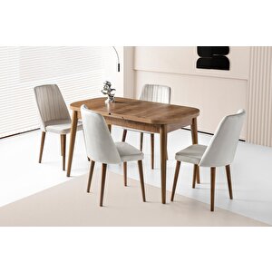 Venüs Milano Mdf Mutfak Masa Sandalye Takımı 80x130