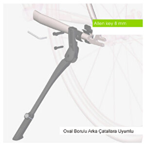 Ursus Rt92 25kg Kapasiteli Bisiklet Park Ayağı 27.5-28-29 Uyum