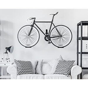 Pedaldan Destekli Bisiklet Duvar Askısı + Teker Destekleri