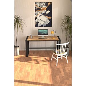 Marsilya Çalışma Masası Bilgisayar Masası Ofis Masası 122x55 Atlantik Çam