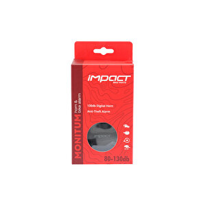 İmpact Monitum Usb Şarjlı Bisiklet Kornası 130 Db + Alarm