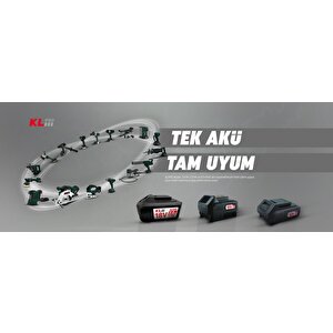Klbom36b-20 36v/2ah. 355mm Kömürsüz Şarjlı Zincirli Testere