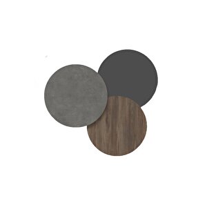 Darian A Ofis Masası 180cm*90cm Kahve-beton-antrasit Dr1-cga