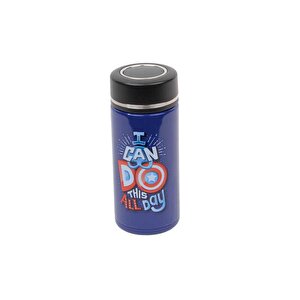 T.concept Renkli Desenli Çelik Termos 350 Ml